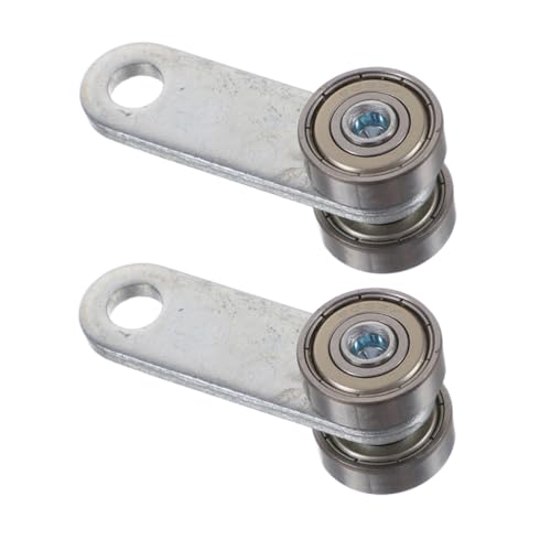 HOMOCONO 2 Piezas De Carril Colgante Polea De Puerta Corredera Polea De Carro Silenciosa Polea De Polipasto Cable Ruedas De Carro Para Puertas Rodillos De Puntal Rueda Corredera De Puerta