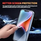 YUXINDZ Pack of 3 Screen Protectors for iPhone 14 6.1 Inch with 3 Camera Protection, Screen Protector Camera Protection Film 9H Hardness Anti-Scratch, Bubble-Free, HD Clear - Image 6