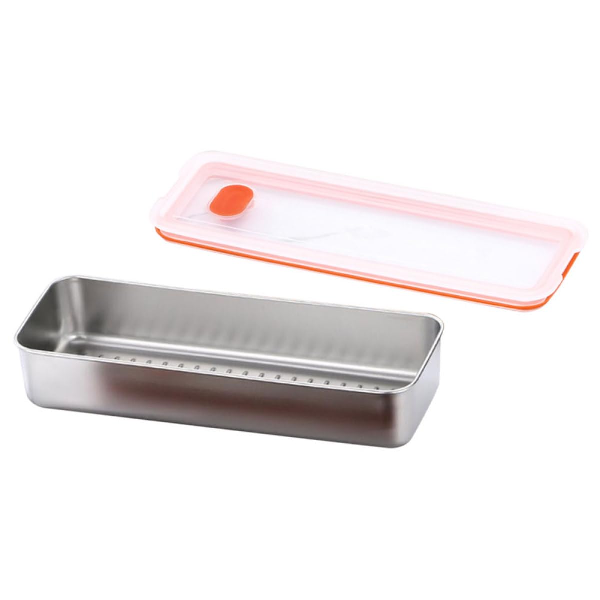 Ciieeo 5 Recipientes Grandes Para Guardar Tocino En El Frigorífico Tapa De Plástico Herméticos Para Guardar Queso Y Organizador De Nevera.