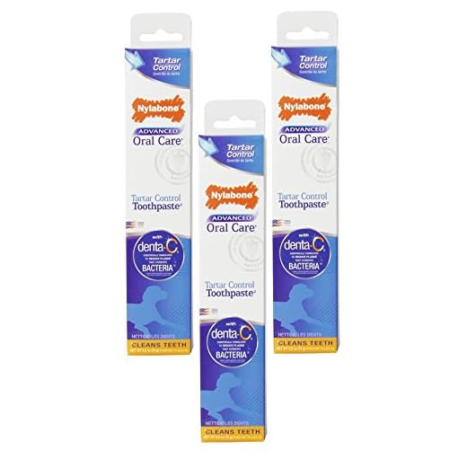 Nylabone Dental Advanced Oral Care Tartar Control Toothpaste (Pack of 3)