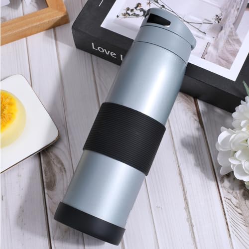 GORGECRAFT Double Protective Silicone Sleeve Boot Cover Base Tumbler Universal Anti-Slip Water Bottle Protectors for 12-24oz Cups Compatible with Many Brand Water Bottle Accessories - Image 4