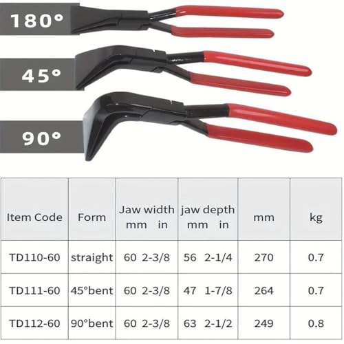 Alicates plegables para doblar chapa metálica de 280 mm herramienta para techos 4