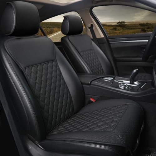 Black Panther 1 Pair Luxury Car Seat Covers Protectors, Universal Anti-Slip Driver Seat Cover with...*