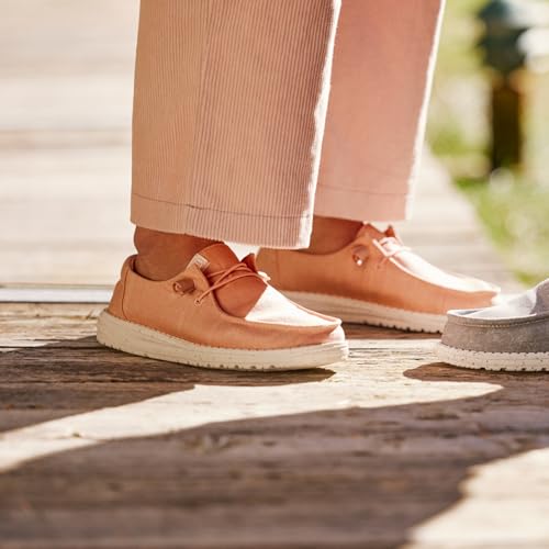 Image of HEYDUDE Women's Wendy Stretch Canvas Slip On Shoes | Easy On Loafer