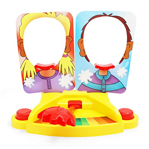 Single and Double Pie Face Games, Familienparty Spaß Spiele Kuchen Creme Pie Face, Familienparty Spaß Spiele Kuchen Creme Pie Face, Eltern-Kind-Interaktives Spiele Spielzeug (Doppel) Cover