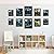PWTAKO Black Picture Frames Collage Wall Decor 10 Pack, Gallery Wall Frame Set for Wall Mounting, Multi Sizes Including 8x10, 5x7, 4x6 Family Photo Frames