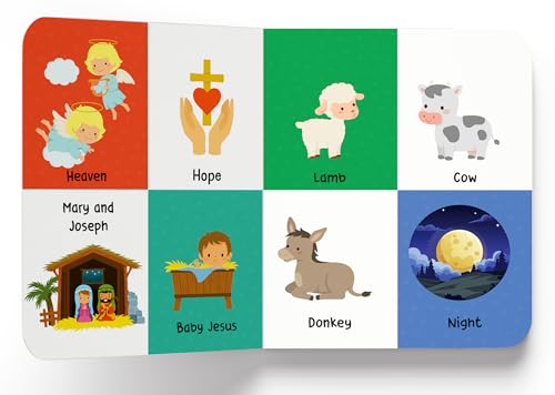 Image of My First 100 Bible Words - Illustrated Christian Board Book for Kids: Learn First Faith-Based Words from the Bible with Bright Pictures & Simple Meanings | Early Spiritual Vocabulary Builder for Toddlers & Preschoolers | Ages 2-6 Years