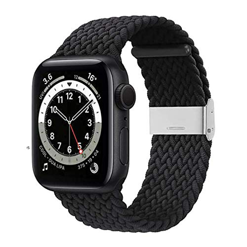 Famihot Compatible with Apple Watch Band 44mm 40mm 38mm 42mm Women Men, Braided Solo Loop Sport Strap for Apple Watch Accessories Series 6/SE/5/4/3/2/1 with box case