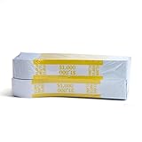 Barred ABA $1,000 Money Band Wrappers(10,000 Bands)