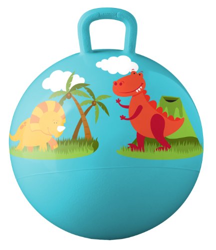 Hedstrom Dinosaurs Hopper Ball, Kid's Ride-on, Bouncy Ball, 18-Inch