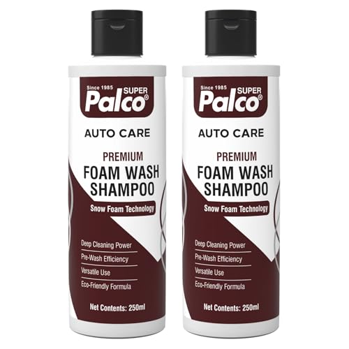 Image of PALCO Premium Foam Wash Car Shampoo 250ml, pH Neutral Shampoo (Pack-2)