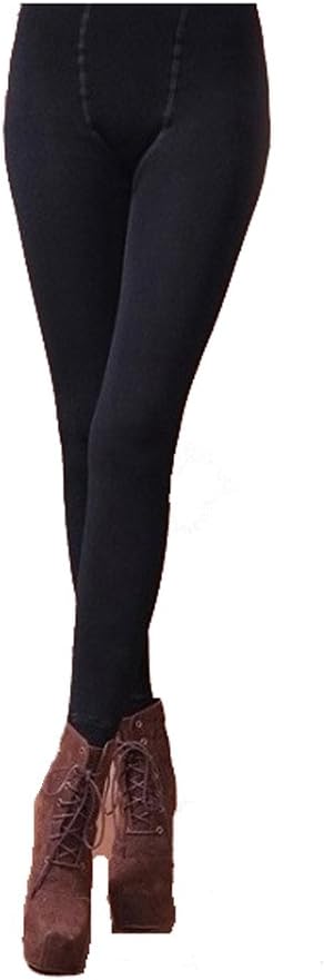 TOKTOK Women Winter Sexy Leggings Cover the Half of Foot