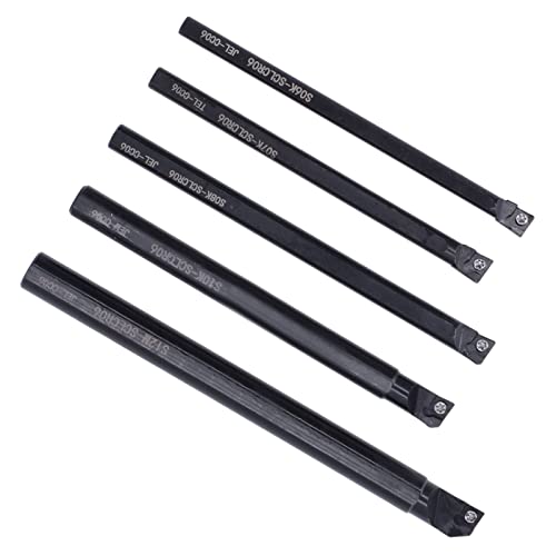 Set de 5 porta herramientas para torno de acero rápido miniatura 3