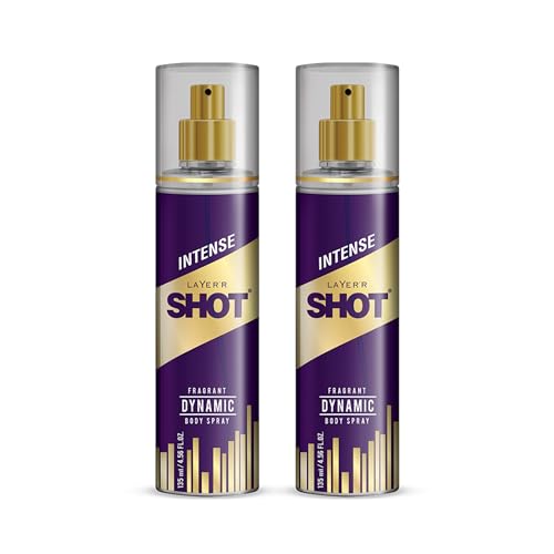 Image of Layer'r Shot GOLD Dynamic Body Spray for Men 2x135ml | Long-Lasting Premium Fragrance | Woody & Oceanic Notes | Everyday Wear | Skin-Friendly & IFRA Certified