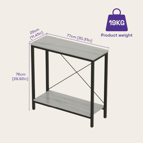 Image of Wakefit Marqis Metal Side Table-Simless White