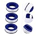 SHINEOFI 30 Pcs High-Temperature PTFE Thread Seal Tape Duct Tape for Plumbing Waterproof Pipe Sealing 12mm x 0.075mm x 10m for Home and Industrial Use