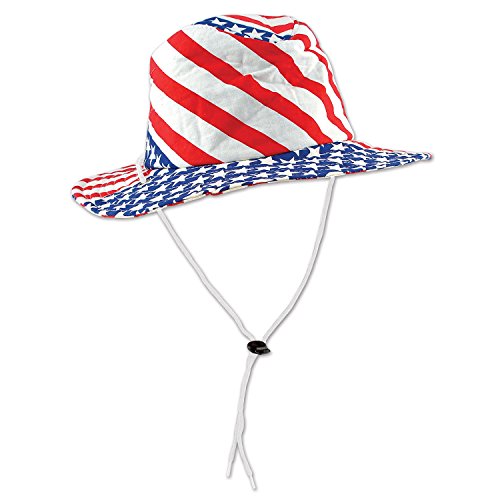 Patriotic Flag Hat (stars & stripes design) Party Accessory (1 count)