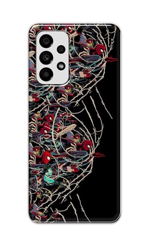 Image of PRINTFIDAA Printed Hard Back Cover Case for Samsung Galaxy A73 5G Back Cover (Famous Cartoon Character) -112