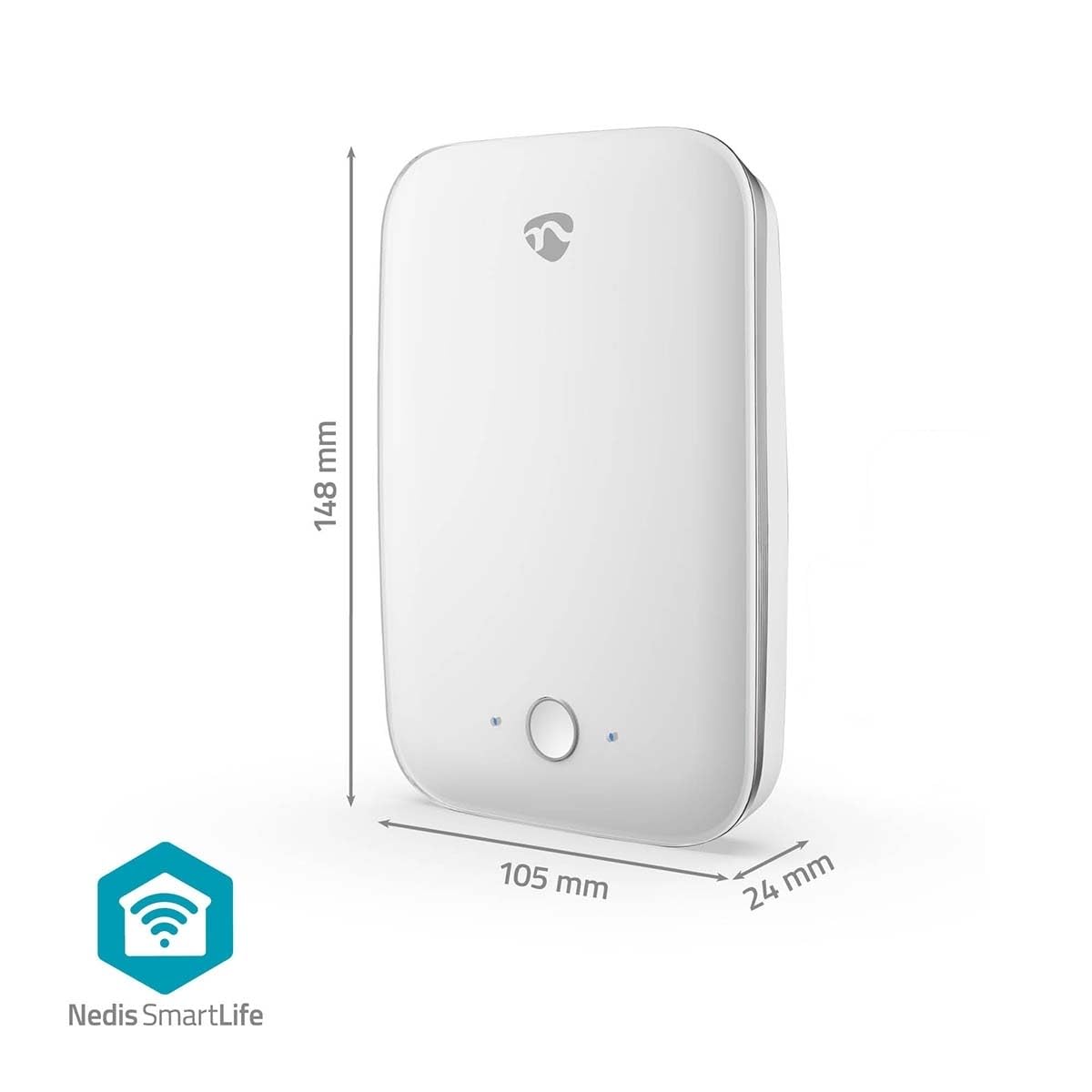 Nedis Bewegungsmelder Wi-Fi | Erfassungsbereich: 7 m | Effektives Sichtfeld (Horizontal): ±45° | Effektives Sichtfeld