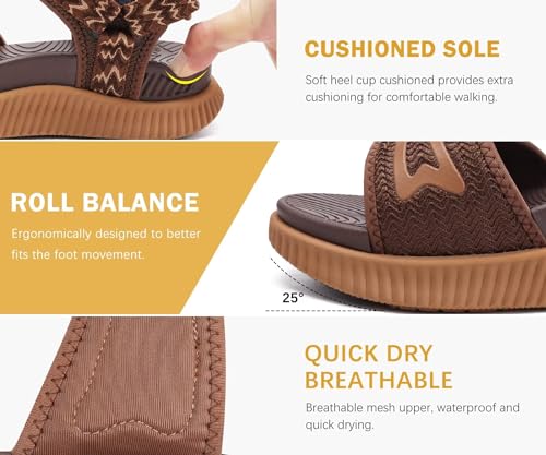 Image of KuaiLu Womens Orthopedic Recovery Walking Arch Support Sandals Cushion Foam