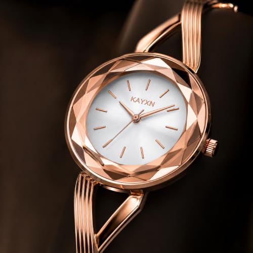 Image of Signature Edit Watch & Jewelry Set for Women | Women's Watch & Jewelry Gift Set, Rose Gold Watch with Bracelet, Necklace & Earrings