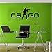 Adesivo Murale Adesivi Murali Gioco Con Adesivi Murali Pistola Adesivi Murali Logo Csgo Adesivi Murali Sala Giochi Per Bambini@132X57Cm