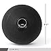 Weighted Slam Ball by Day 1 Fitness – 40 lbs - No Bounce Medicine Ball - Gym Equipment Accessories for High Intensity Exercise, Functional Strength Training, Cardio, CrossFit, Black
