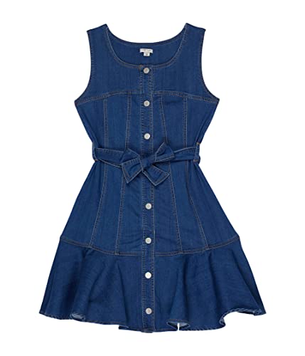Girl's Snap Front Flounce Dress (Big Kids)