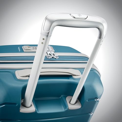 Image of Samsonite Freeform 2-Piece Luggage Set - Carry-On & Large Checked Luggage with Dual Spinner Wheels - Durable Polypropylene Hardshell - TSA Lock, Airline-Approved - Expandable Hard Shell - Dark Teal