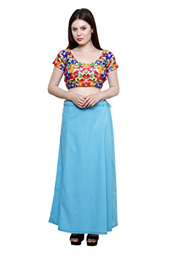 Image of Pistaa combo of 3 Women's Cotton Best Indian Readymade Inskirt Saree petticoats