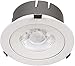 Raelf LED Downlight Anti-Glam COB Salon Hôtel Plafonnier Plafonnier en aluminium Plafond de faisceau réglable intégré Pas de pilote de conception lumineuse principale incluse, non gras pour l'éclairag