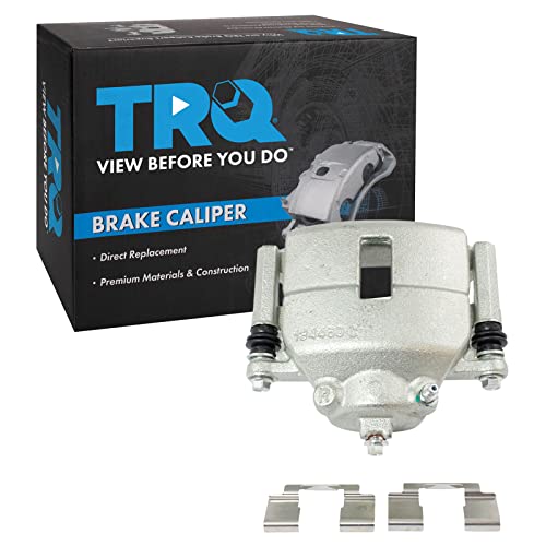 Image of TRQ Front Right Brake Caliper w /Bracket Passenger Side | For 2001-2010 Chrysler PT Cruiser