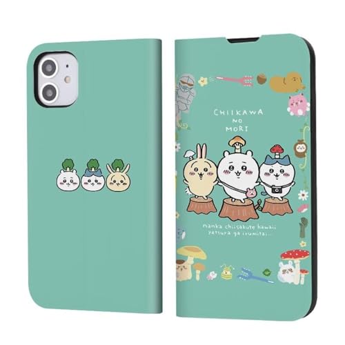 ちいかわ ハチワレ うさぎ モモンガ スマホケース 手帳型 用の IPhone 17 pro max 携帯カバー 漫画 萌え 人気 16pro/15/14 用 カードポケット 収納 スタンド機能 耐衝撃 耐衝撃 二つ折り カバー 全面保護(A16,IPho