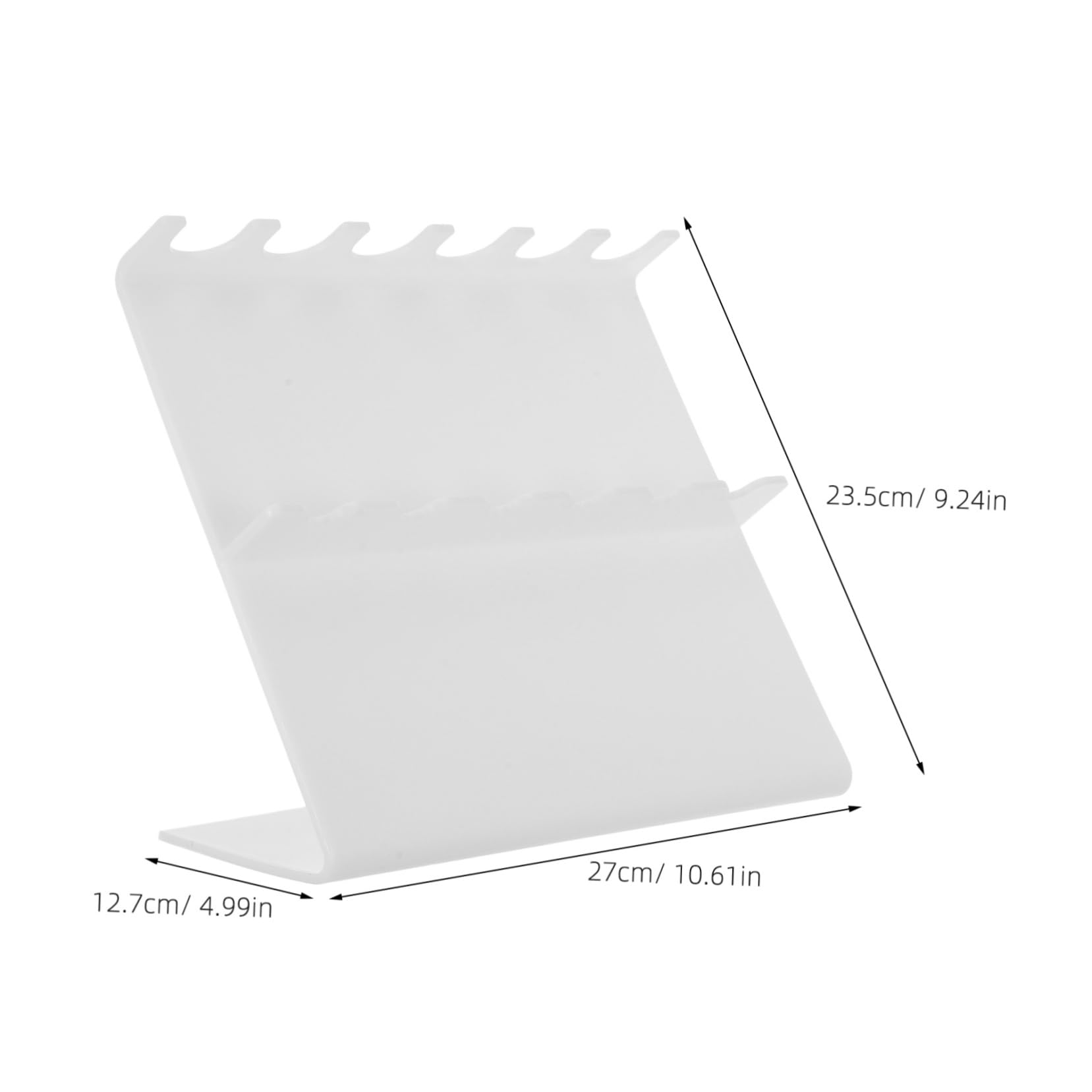 KICHOUSE 6 Pipette Holder Stand Z-Shaped Lab Rack Plastic Linear Pipettor Organizer for Laboratory