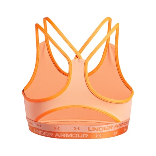 Under Armour Girls HeatGear Mid Impact Sports Bra2