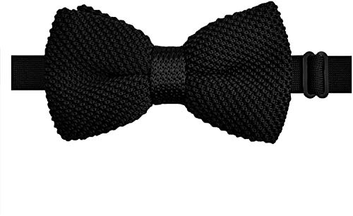 Canjoyn Men'S Solid Color Knitted Bow Tie Knitting Casual Tuxedo Bowties thumb #2