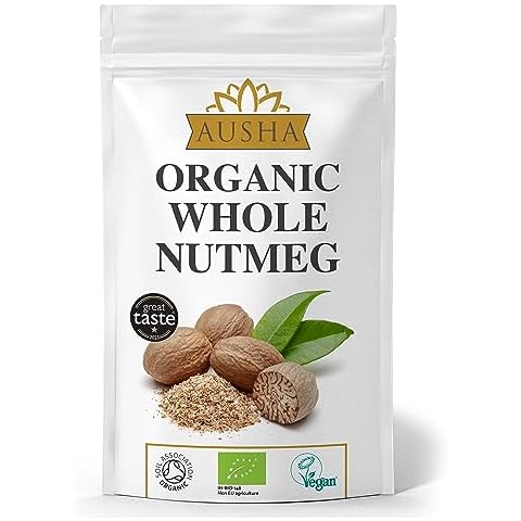 Ausha Organic Whole Nutmeg - 100g Cover