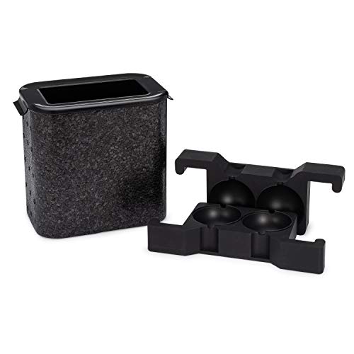 Crystal Clear Ice Ball Maker - 2.35 Inch Large Round Clear Ice Ball Spheres #TOP1