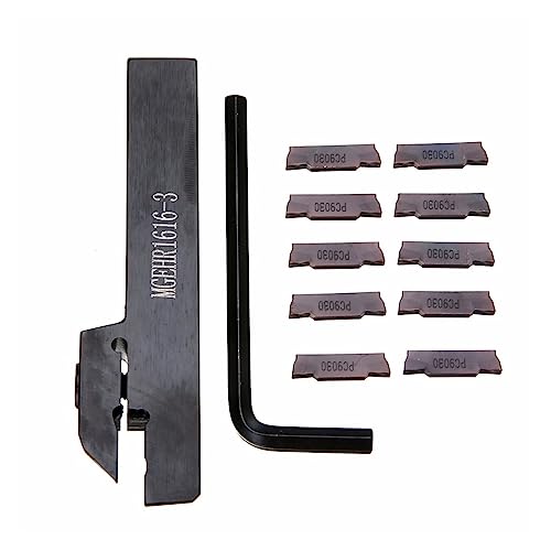 Portaherramientas para torno MGEHR1616-3 con 10 insertos MGMN300 miniatura 1