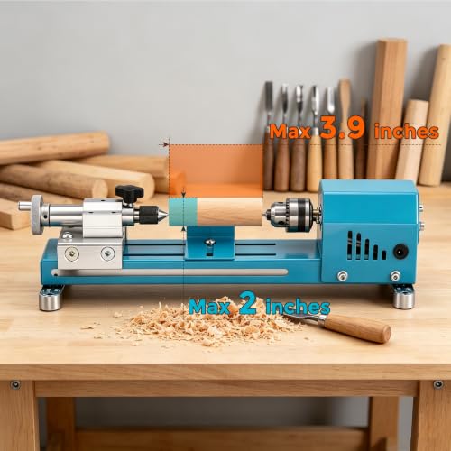 Bonvoisin 7-Speed Mini Wood Lathe