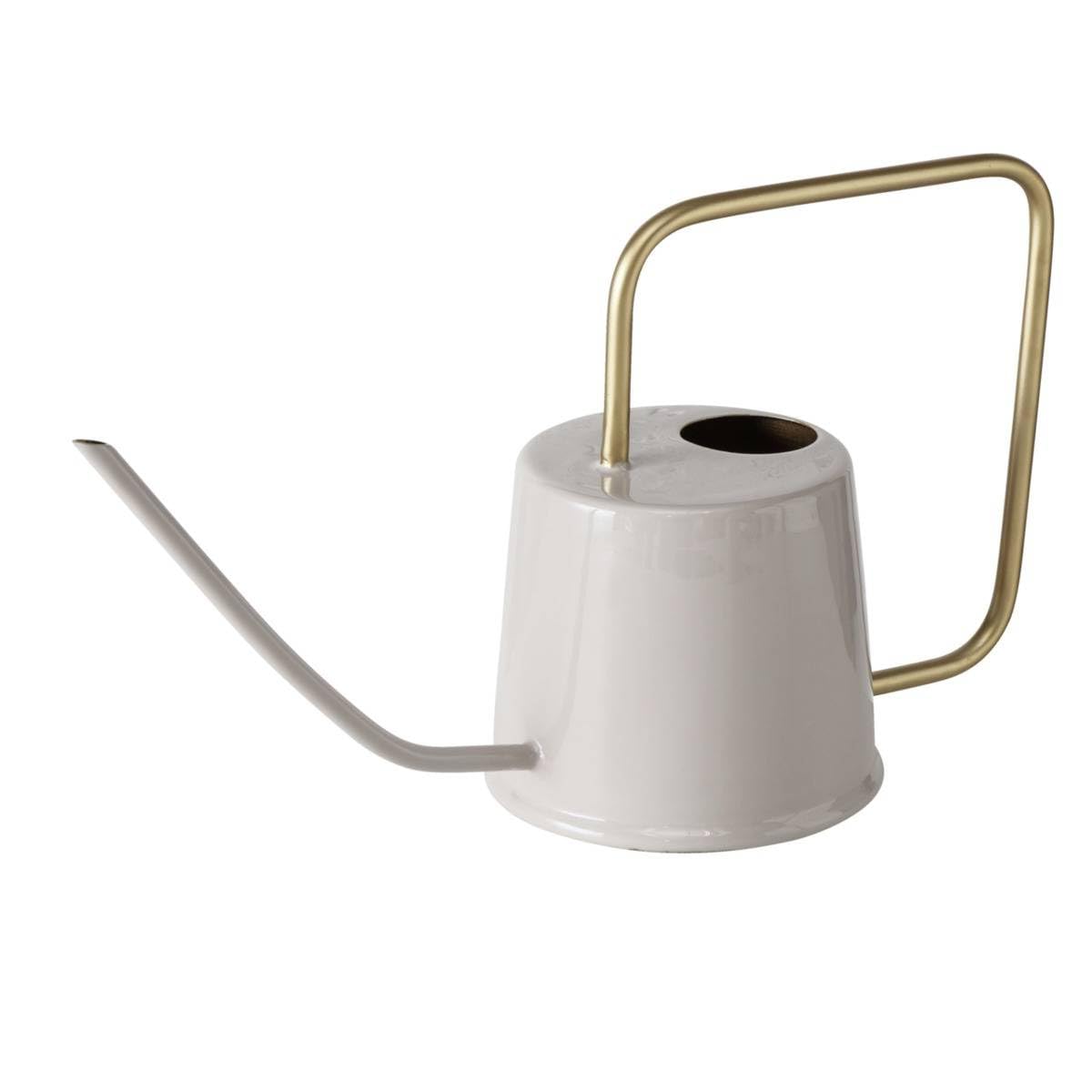 Boltze Home Konewka z metalu Jaryn, emaliowana, 23 cm, wzór: błyszcząca