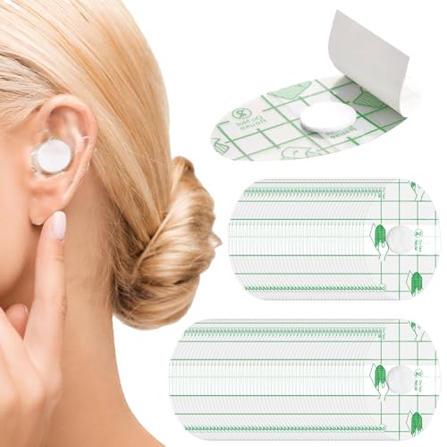 JSTHHTT 160 piezas Pegatinas Impermeables Para Oídos, Apones Oidos Natación, Pegatinas Orejas Adultos, para Natación Ducha Baño Deportes Acuáticos