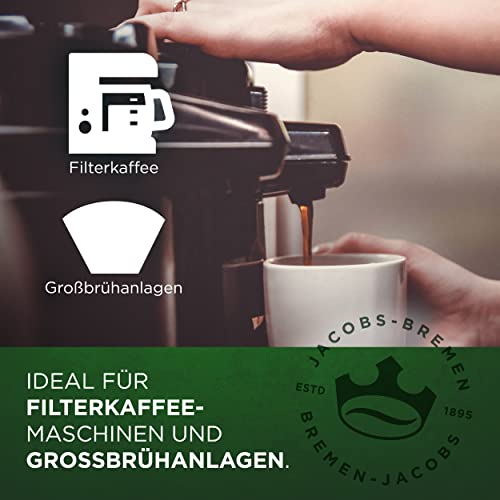 Jacobs Professional Filterkaffee Frühstückskaffee, mittlere Röstung, Kaffee gemahlen, ideal für Hotel & Gastronomie, Intensität 4/5, 1 kg