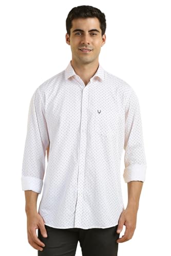 Image of Allen Solly Men Cotton Blend Regular Fit Shirt