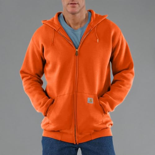 Image of Carhartt Men's K122 Loose Fit Midweight Full-Zip Sweatshirt