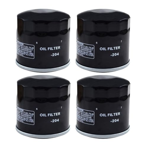 Filtre à huile moto de qualité supérieure pour XTZ1200 MT-07 FZ8 RX10GT, lot de 4