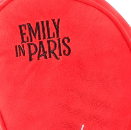 Image of Jay Franco Emily in Paris Decorative Throw Pillow - Super Soft Heart Shaped Pillow - Measures 12 Inches