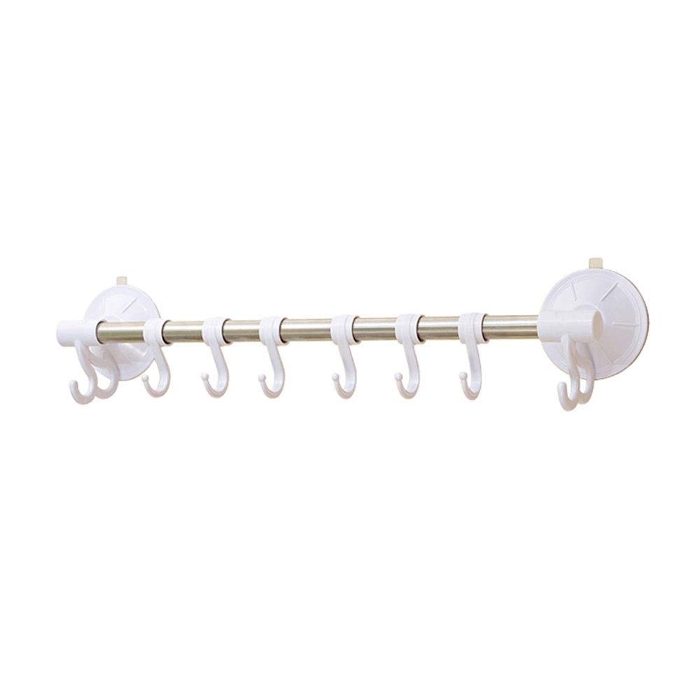 Porte-serviettes en acier inoxydable pliable sans perçage pour optimiser la douche