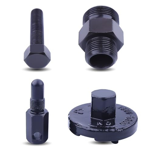 Adefol Chainsaw Piston Stop Tool, 14mm Universal Piston Stop Chainsaw Clutch Removal Tools with Flywheel Puller Chainsaw Repair Kit for Husqvarna Stihl Echo 45/52/58 2 Cycle Chain Saw