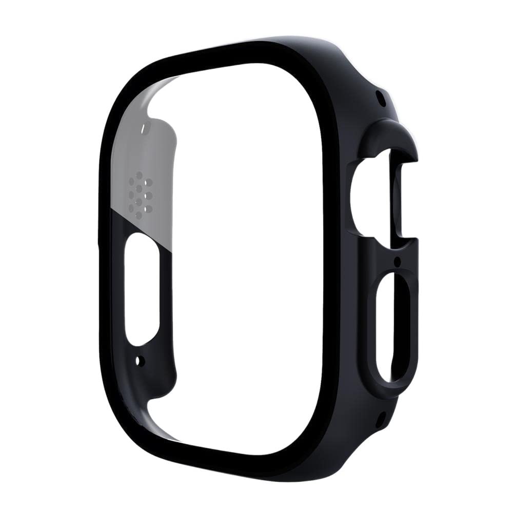Protection Apple Watch Ultra 49mm anti-rayure coque verre trempé noir
